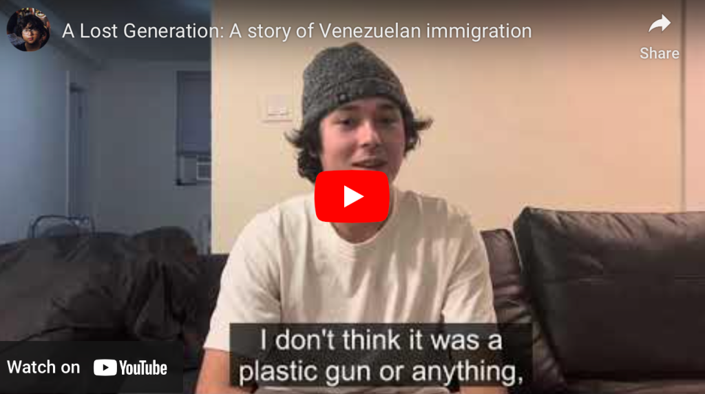 A Lost Generation: A story of Venezuelan immigration